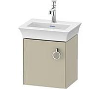 Duravit White Tulip meuble sous-vasque WT4250LH3H3 38,4 x 29,8 cm, Taupe brillant, 2000 , porte match2 avec poignée, gauche
