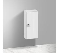Duravit Armoire mi-haute Tulipe WT1323R8585 40×24 cm blanc 1 porte droite 2 étagères en verre