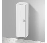 Duravit Meuble demi-hauteur tulipe blanche WT1333L8585 40 x 36 cm, Weiß Hochglanz , 2000 à gauche avec poignée, 3 étagères en verre