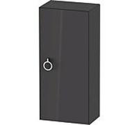 Duravit Armoire mi-haute White Tulip WT1323RH1H1 Graphit brillant porte droite 2 étagères en verre