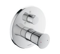 Duravit White Tulip set d'installation de finition WT4210012010 mitigeur de douche à encastrer, 22,5 l/min, chromé