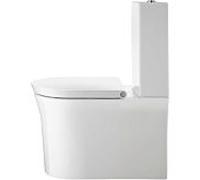 Duravit tulipe blanche 0933100005 37x14,5cm, blanc , connexion gauche, couverte