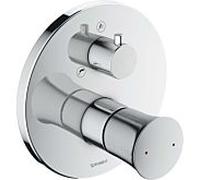 Duravit Kit de finition White Tulip WT5210012010 mitigeur de bain à encastrer, 22,5 l/min, chromé , avec inverseur