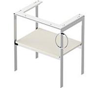 Duravit White Tulip Vanity Console WT4543R3939 68,4 x 45 cm Nordic White Satin Floor Standing Metal 2000 porte-serviettes right