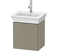 Duravit White Tulip vasque match0 WT4240LH2H2 38,4 x 29,8 cm, 2000 pierre brillant, suspendu, porte match2, gauche