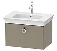 Duravit White Tulip vasque match0 WT42510H2H2 68,4 x 45,8 cm, 2000 pierre brillant, suspendu, coulissant match2 avec poignée