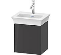 Duravit Meuble sous-vasque White Tulip WT4240LH1H1 suspendu 384×298mm 1 porte gauche tip-on Graphite