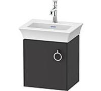 Duravit Meuble sous-vasque WT4250L5858 384×298mm, arrêt de porte à gauche, Satin graphite