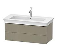 Duravit White Tulip vasque WT43420H2H2 98,4 x 45,8 cm, gris pierre brillant, suspendu, 2 tiroirs