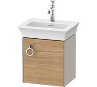 Duravit White Tulip - Waschtischunterschrank wandh 410x384x298mm Anschl re eiche nat/taupe seidenm