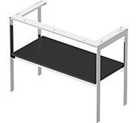 Duravit White Tulip WT454105858 98,4 x 45 cm, Graphit mat, sur pied, métal