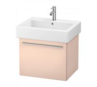 Duravit X-Large Meuble sous-lavabo suspendu 6044, 1 tiroir, 550mm, pour Vero, XL604402020, Couleur: Laque mate en soie perle abricot