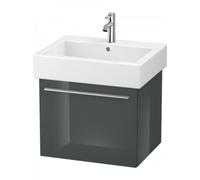 Duravit X-Large Meuble sous-lavabo suspendu 6044, 1 tiroir, 550mm, pour Vero, XL604403838, Couleur: Laque Dolomiti Grey brillante