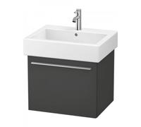 Duravit X-Large Meuble sous-lavabo suspendu 6044, 1 tiroir, 550mm, pour Vero, XL604404949, Couleur: Décor graphite mat