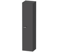 Duravit XBase Armoire colonne haute 1 porte droite 40x176x35.8cm Graphite mat xb1144r4949