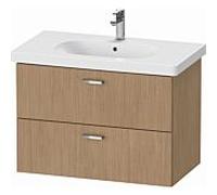 Duravit Meuble sous Duravit XBase XB619005252 80x56x45,8cm, chêne européen, 2 tiroirs