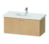 Duravit XBase meuble sous-lavabo suspendu L:100 cm avec 1 tiroir, XB607203030, Couleur: Chêne nature