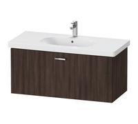 Duravit XBase meuble sous-lavabo suspendu L:100 cm avec 1 tiroir, XB607205353, Couleur: Décor marron foncé