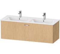 Duravit XBase meuble sous-lavabo suspendu L:127,50 cm avec 1 tiroir, XB603403030, Couleur: Chêne nature