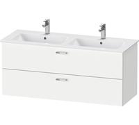 DURAVIT XBase - Meuble sous lavabo avec 2 tiroirs 1270x552x475mm blanc mat/blanc mat