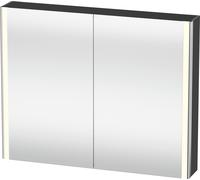 Duravit XSquare armoire de toilette avec éclairage LED, 1000x800x155mm, XS7113049490000, Couleur: Décor graphite mat