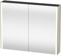 Duravit XSquare armoire de toilette avec éclairage LED, 1000x800x155mm, XS7113091910000, Couleur: Taupe mat
