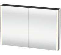 Duravit XSquare armoire de toilette avec éclairage LED, 1200x800x155mm, XS7114098980000, Couleur: Laque mat soyeuse bleu nuit