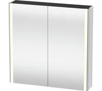 Duravit XSquare armoire de toilette avec éclairage LED, 800x800x155mm, XS7112080800000, Couleur: Décor graphite super mat
