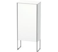Duravit XSquare armoire demi-hauteur 50,0x23,6 cm, 1 porte, suspendue à gauche, 2 étagères en verre, XS1304L1818, Couleur: Décor blanc mat