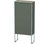 Duravit XSquare armoire Duravit XSquare XS1304L9090 50x88x23.6cm, porte gauche, debout, flanelle gris soie mat