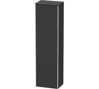 Duravit XSquare armoire haute, 1 porte butée à droite, 4 tablettes en verre, 500x1776x356mm, XS1313R8080, Couleur: Décor graphite super mat