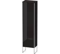 Duravit XSquare Armoires hautes, 1 porte butée gauche, 4 tablettes en verre, 500x2016x356mm, XS1314L4040, Couleur: Laque noire brillante