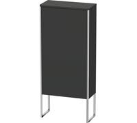 Duravit XSquare Armoires mi-hautes, 1 porte butée à droite, 2 tablettes en verre, 500x1136x236mm, XS1304R8080, Couleur: Décor graphite super mat