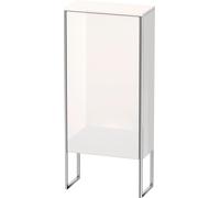 Duravit XSquare Armoires mi-hautes, 1 porte butée à droite, 2 tablettes en verre, 500x1136x236mm, XS1304R2222, Couleur: Décor blanc brillant