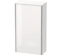 Duravit XSquare Armoires mi-hautes, 1 porte butée gauche, 2 tablettes en verre, 500x896x236mm, XS1303L2222, Couleur: Décor blanc brillant
