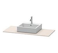 Duravit Console XSquare XS060D09191 - 80 x 55 cm, 1 découpe, taupe