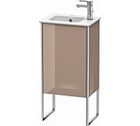 Duravit XSquare Duravit lavabo XS4440L8686 41x59,2x28,9cm, porte à gauche, cappuccino très brillant