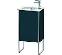 Duravit XSquare Duravit lavabo XS4440L9898 41x59,2x28,9cm, porte à gauche, satin bleu nuit