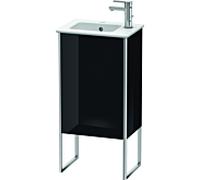 Duravit XSquare Duravit sous- Duravit XS4440L4040 41x59,2x28,9cm, porte à gauche, noir brillant