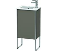 Duravit XSquare Duravit sous- Duravit XS4440L9090 41x59,2x28,9cm, porte à gauche, Flanelle Gris satiné mat