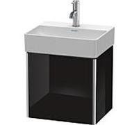 Duravit XSquare Duravit XS4060R4040 43,4x39,7x34cm, porte à droite, noir brillant