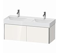 Duravit XSquare Duravit XS406402222 118,4x39,7x46cm, 2 coulissants, blanc brillant