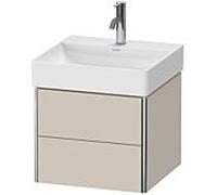 Duravit XSquare Duravit XS416009191 48,4x39,7x46cm, 2 tiroirs, Taupe
