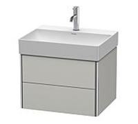 Duravit XSquare Duravit XS416100707 58,4x39,7x46cm, 2 tiroirs, gris béton mat