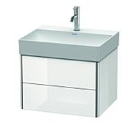Duravit XSquare Duravit XS416102222 58,4x39,7x46cm, 2 tiroirs, blanc brillant