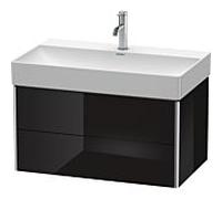 Duravit XSquare XS416204040 78,4x39,7x46 cm, 2 tiroirs, noir brillant
