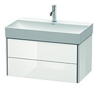 Duravit XSquare Duravit XS416208585 78,4x39,7x46cm, 2 tiroirs, blanc brillant