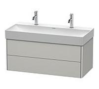 Duravit XSquare Duravit XS416300707 98,4x39,7x46cm, 2 tiroirs, gris béton mat