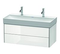 Meuble Pour Lavabo Encastrable suspendu Duravit XSquare pour 235310 Blanc brillant 984 mm XS416302222