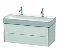 Duravit XSquare Duravit XS416303636 98,4x39,7x46cm, 2 tiroirs, blanc